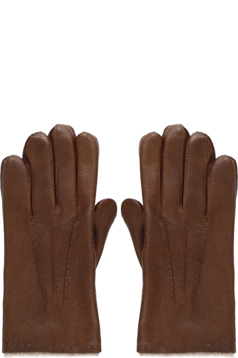 Orciani Gloves for Men Orciani Drummed Gloves