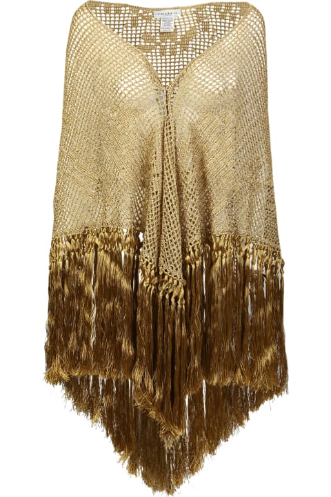 Gold Knitted Shawl