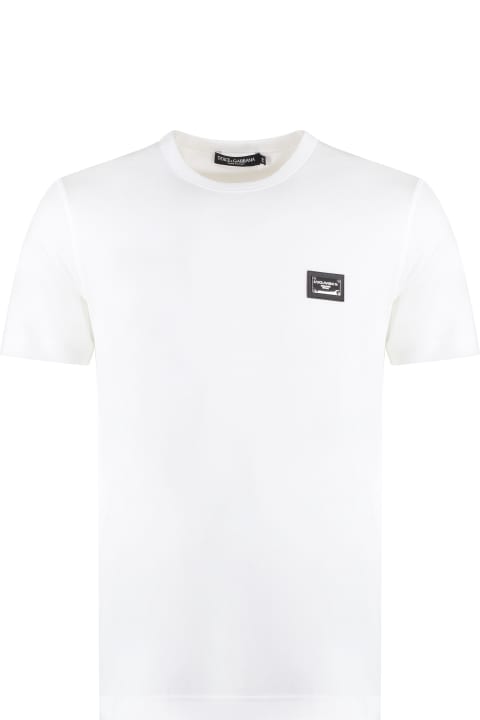 Clothing for Men Dolce & Gabbana Crew-neck Cotton T-shirt