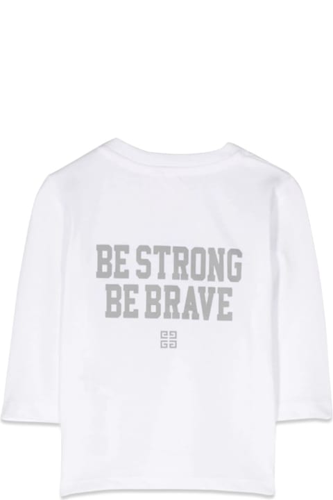 Givenchy for Kids Givenchy Ml Logo Sentence T-shirt