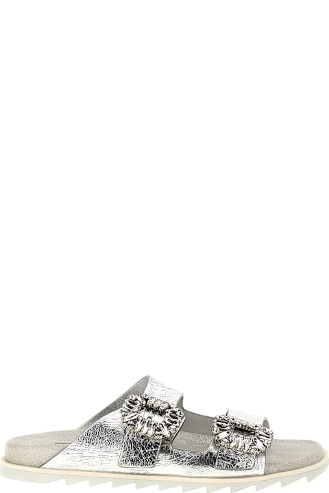 インテリア Roger Vivier 'slidy Viv' Rhinestone Sandals