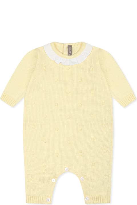 خصم على رُضع أولاد Little Bear Yellow Babygrow For Babykids With Polka Dots