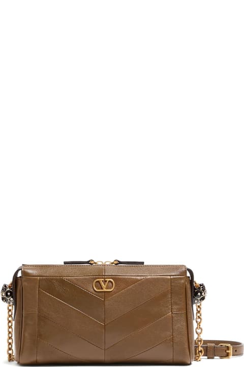 أدوات منزلية Valentino Garavani Panthea Small Leather Shoulder Bag