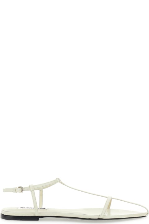 Jil Sander Thong ankle-strap Sandals - Farfetch