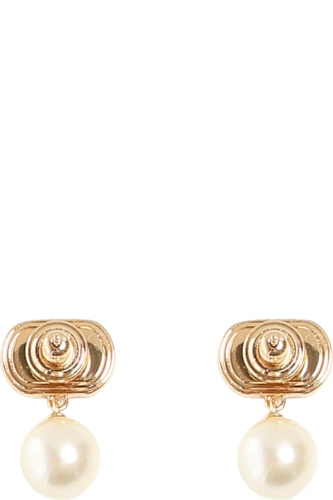 Valentino Garavani Jewelry for Women Valentino Garavani Ovalette Earrings With Enamel, Crystals And Pearls