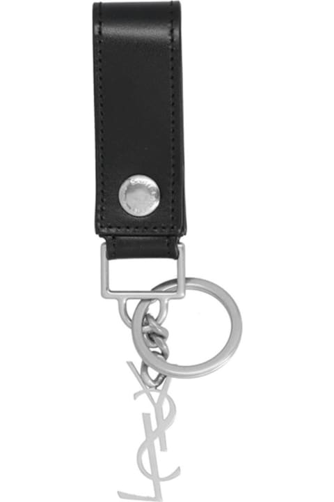 Keyrings for Men Saint Laurent 'monogramme' Keyring