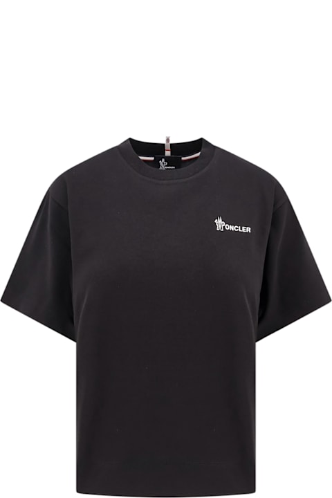 ウィメンズ ウェア Moncler Grenoble Cotton T-shirt With Frontal Logo
