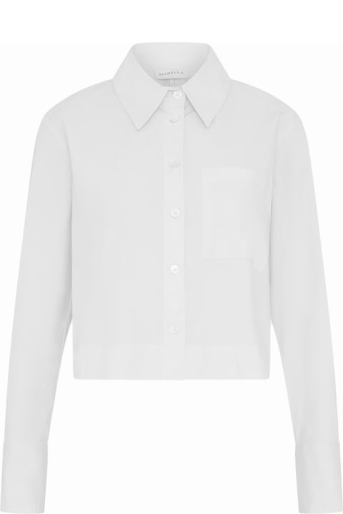 Marella Topwear for Women Marella White Long-sleeved Shirt