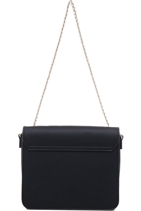 Fashion for Women Love Moschino Embellished Chain-linked Shoulder Bag