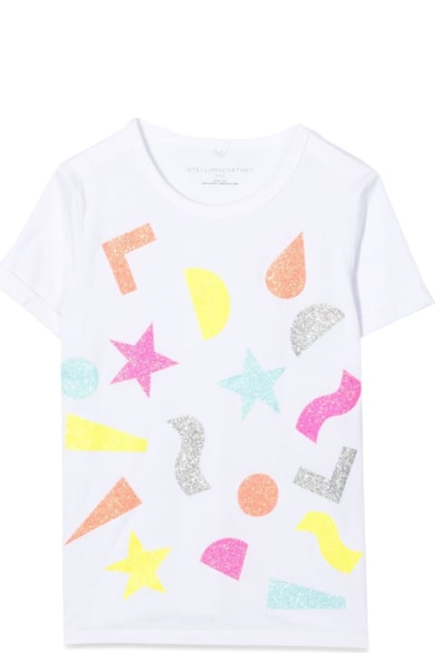 Stella McCartney Kids T-Shirts & Polo Shirts for Baby Girls Stella McCartney Kids Geometric Shapes M/c T-shirt