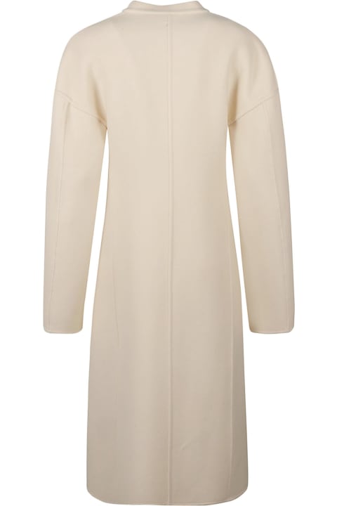 Fashion for Women Jil Sander Concealed Compact Double Wool Coat