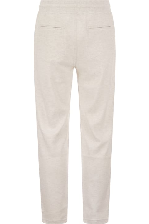 Pants for Men Brunello Cucinelli Techno Cotton Interlock Trousers