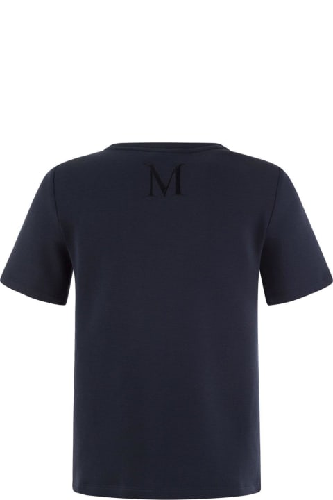 'S Max Mara Clothing for Women 'S Max Mara Logo Embroidered Crewneck T-shirt