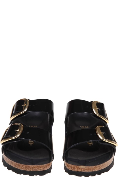 Homeware Birkenstock Arizona Big Natural Lea Sandal Black Color