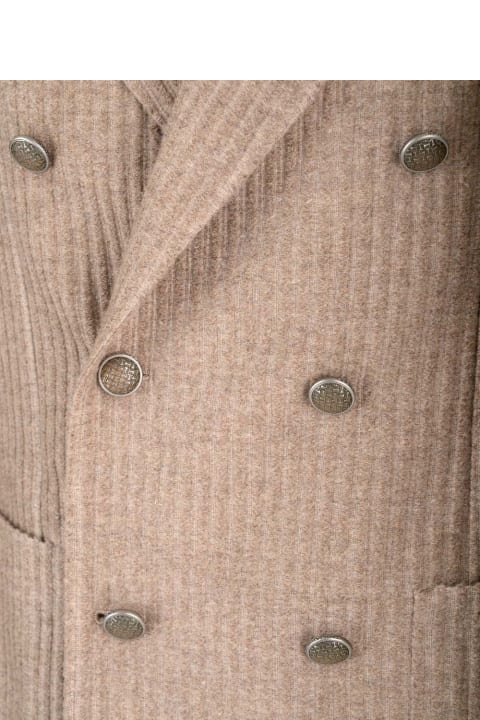 ジャケット Tagliatore Beige double-breasted jacket Double breasted jacket ''J-Parigi'' in beige fabric – GIO