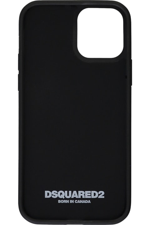 Accessories for Men Dsquared2 Logo Detail Iphone 12 Pro Case