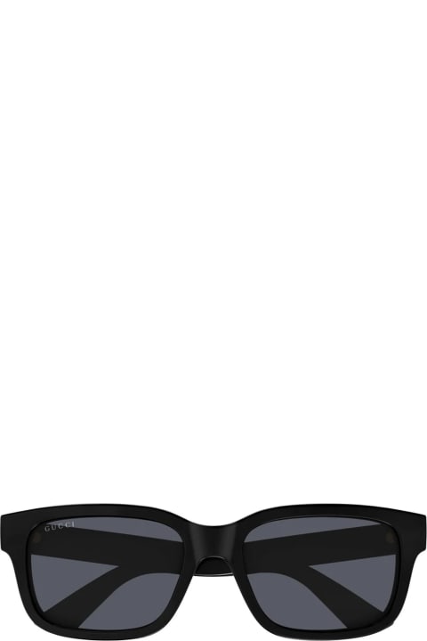 Gucci Eyewear Eyewear for Women Gucci Eyewear Gg1583s Linea Lettering 001 Black Grey Sunglasses