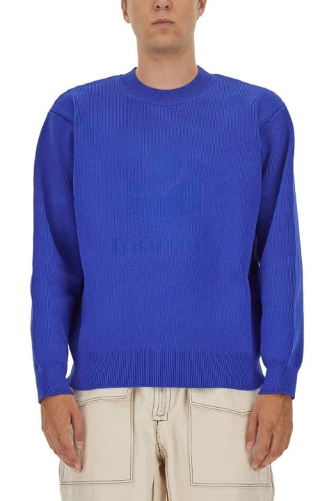 Sweaters for Men Isabel Marant Logo Intarsia-knitted Crewneck Jumper