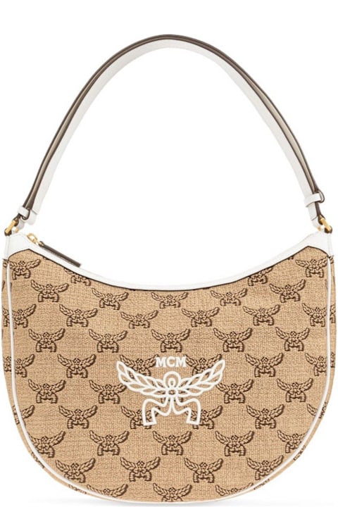 MCM for Women MCM Logo Printed Shoulder Bag