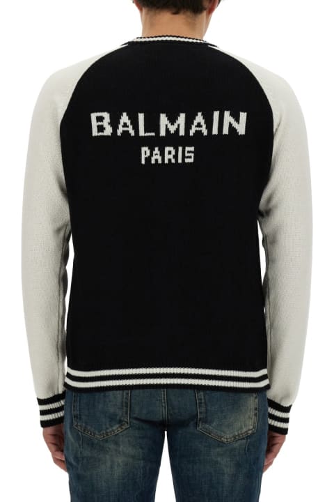 Fleeces & Tracksuits for Men Balmain Jersey With Logo