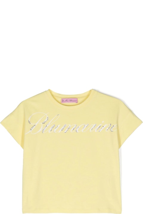 Miss Blumarine for Kids Miss Blumarine Miss Blumarine T-shirts And Polos Yellow