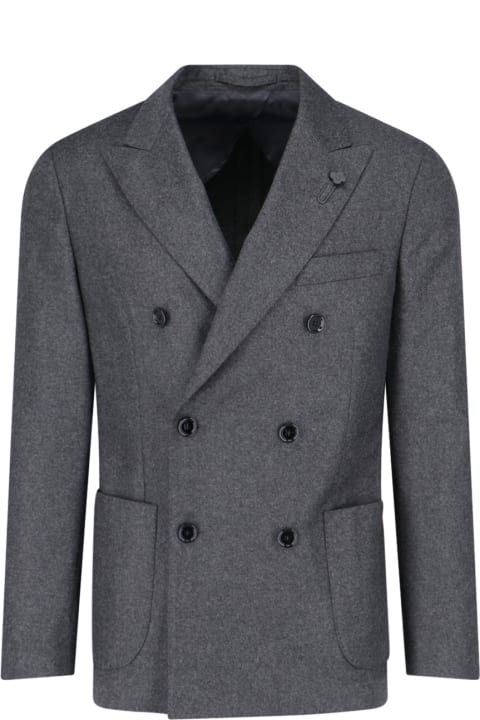 Lardini Coats & Jackets for Men Lardini Double-breasted Blazer