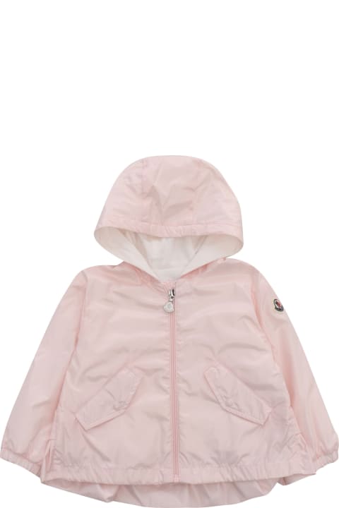Coats & Jackets for Girls Moncler Pink Camelien Jacket