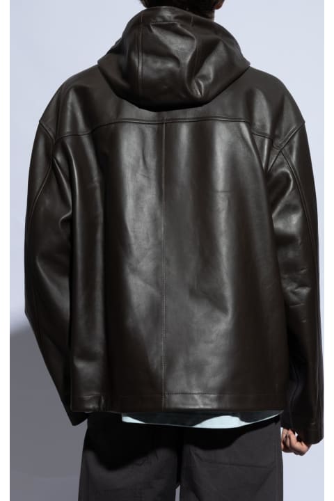 Coats & Jackets for Men Bottega Veneta Bottega Veneta Hooded Leather Jacket