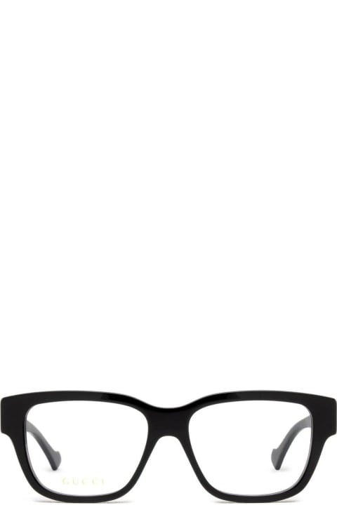 Gucci Eyewear نظارات لـ القسم الرجالي Gucci Eyewear Rectangle Frame Glasses