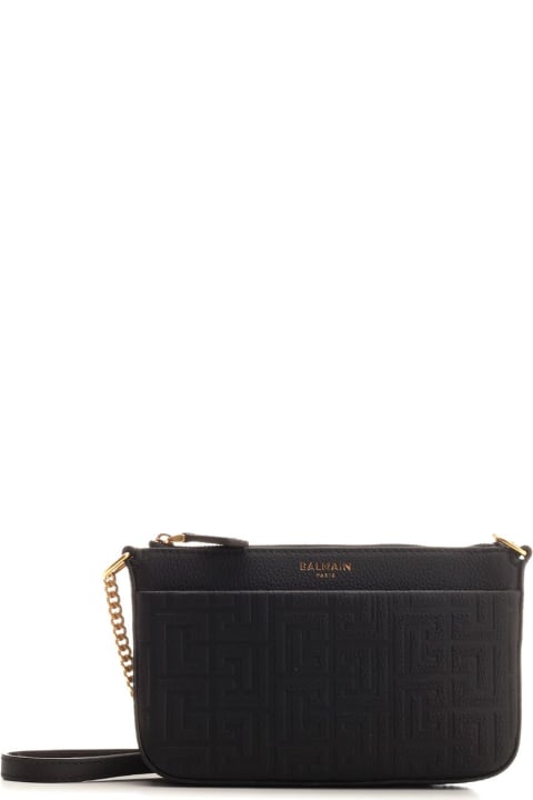 Balmain Clutches for Women Balmain '1945' Mini Soft Bag