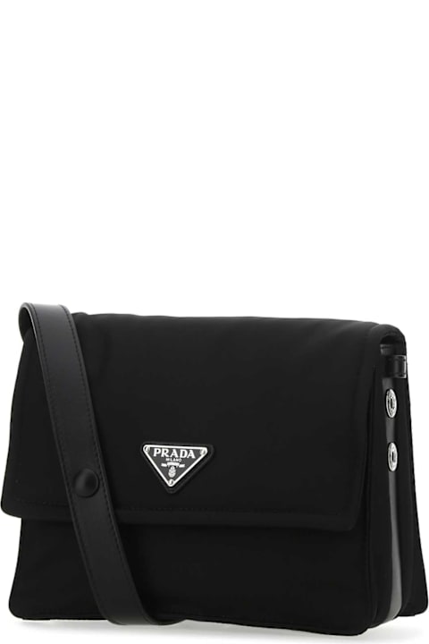 Shoulder Bags for Women Prada Black Re-nylon Shoulder Bag