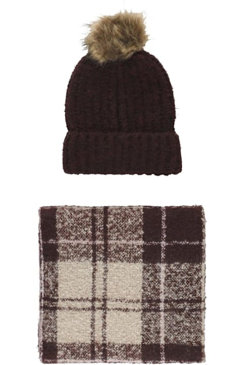 ウィメンズ Barbourのアクセサリー Barbour Beanie And Scarf Set Barbour