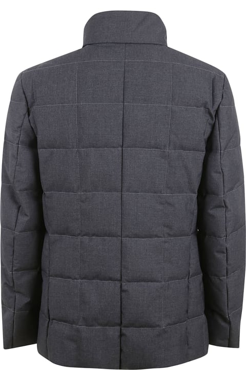 Fashion for Men Fay Square Quilt Buttoned Jacket