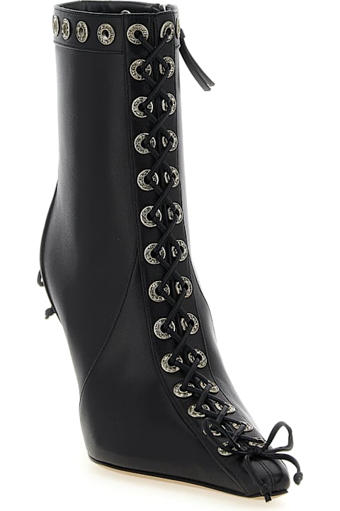 Homeware Mach & Mach 'crystalized Corset' Ankle Boots