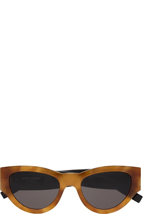 Saint Laurent Eyewear for Women Saint Laurent Sl M94-007 - Havana / Black Sunglasses