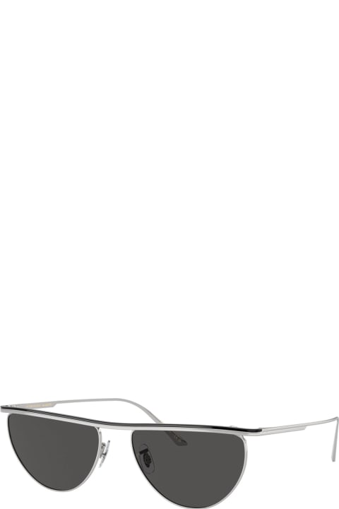 Oliver Peoples Eyewear for Women Oliver Peoples Ov1342s - 1984c 503687 Silver/black Collezione Khaite Sunglasses