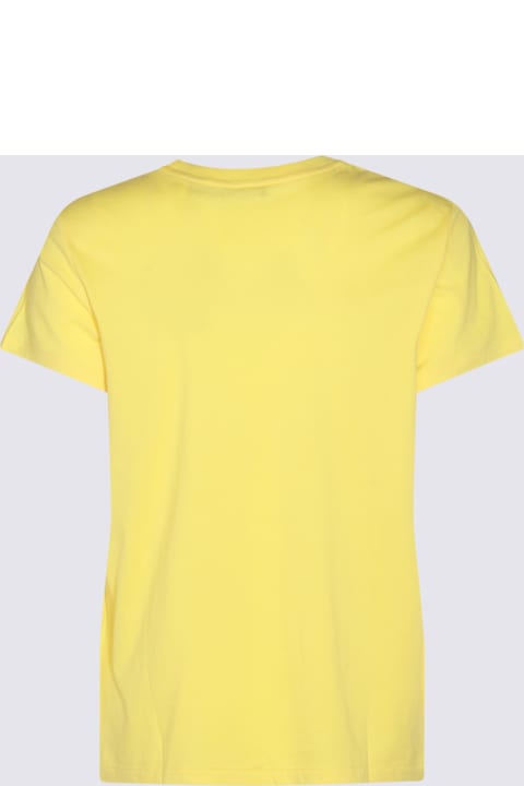 Fashion for Women Polo Ralph Lauren Yellow And Blue Cotton T-shirt