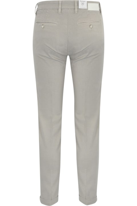 Re-HasH Clothing for Men Re-HasH "mucha Chinos" Trousers In Cotton