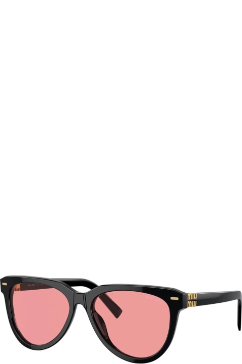 Miu Miu Eyewear for Women Miu Miu 0mu 12zs 16k1d0 Black Sunglasses