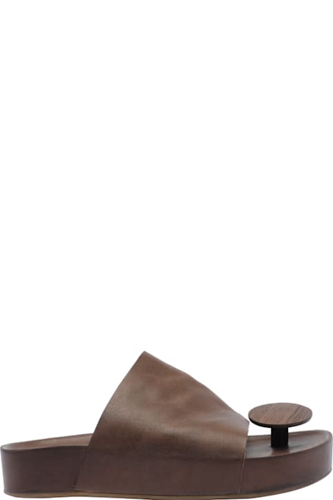 Uma Wang for Women Uma Wang Round Slide Sandals
