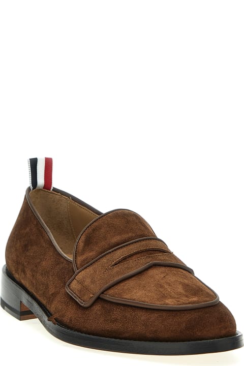 Thom Browne Loafers & Boat Shoes for Men Thom Browne 'varsity Penny' Loafers