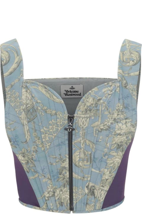 Vivienne Westwood Coats & Jackets for Women Vivienne Westwood Zip-up Corset Top
