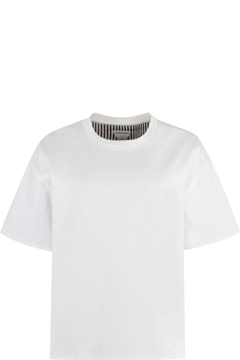 Topwear for Women Bottega Veneta Cotton Crew-neck T-shirt