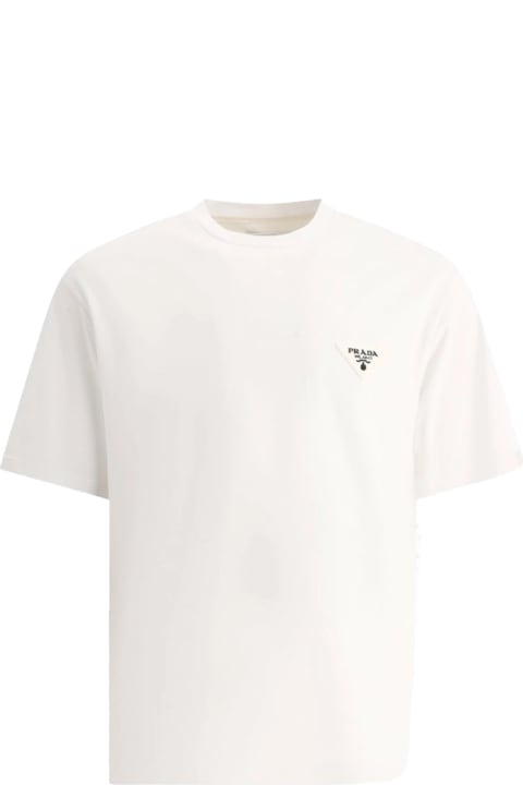 Topwear for Men Prada T-shirt With Logo