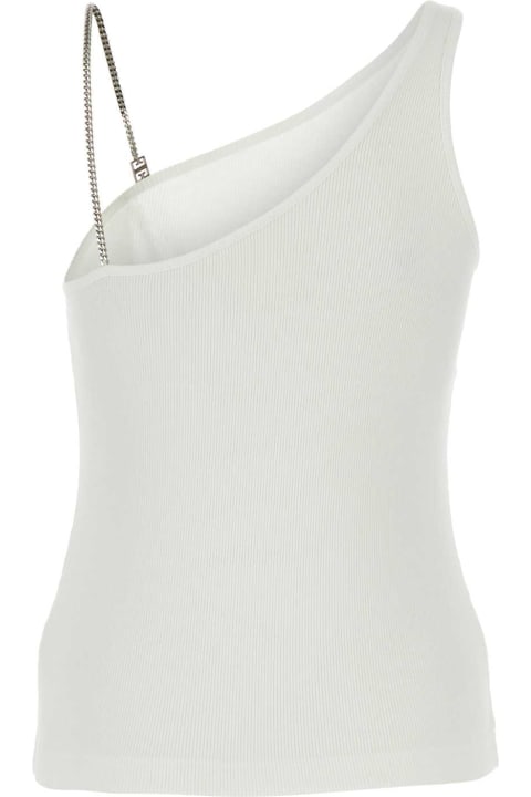 Givenchy Sale for Women Givenchy White Stretch Cotton Top