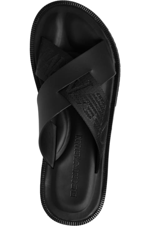 Other Shoes for Men Emporio Armani Leather Sandals