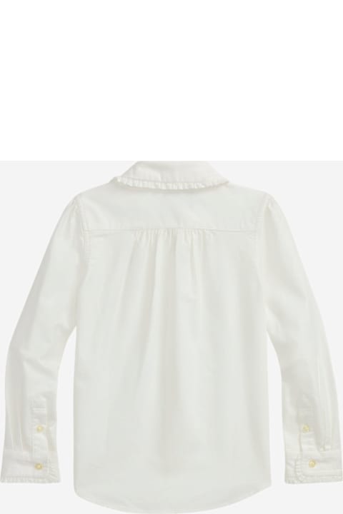 Homeware Polo Ralph Lauren Cotton Shirt With Ruffle