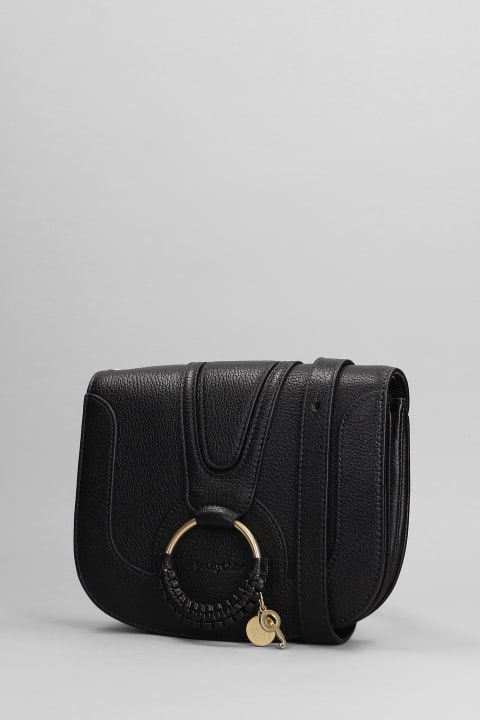 Fashion for Women See by Chloé Hana Media Shoulder Bag In Black Leather