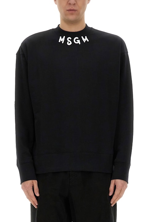 MSGM Sweaters for Men MSGM Logo-printed Sweatshirt
