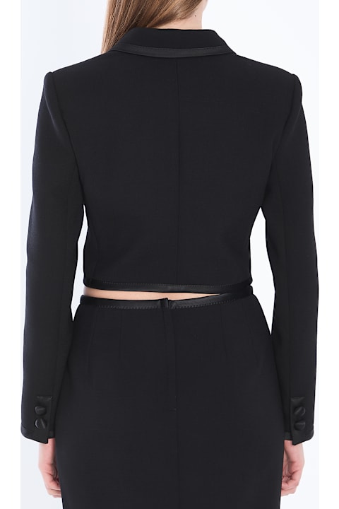 Dolce & Gabbana معاطف وجواكت لـ السيدات Dolce & Gabbana Cropped Double-breasted Jacket